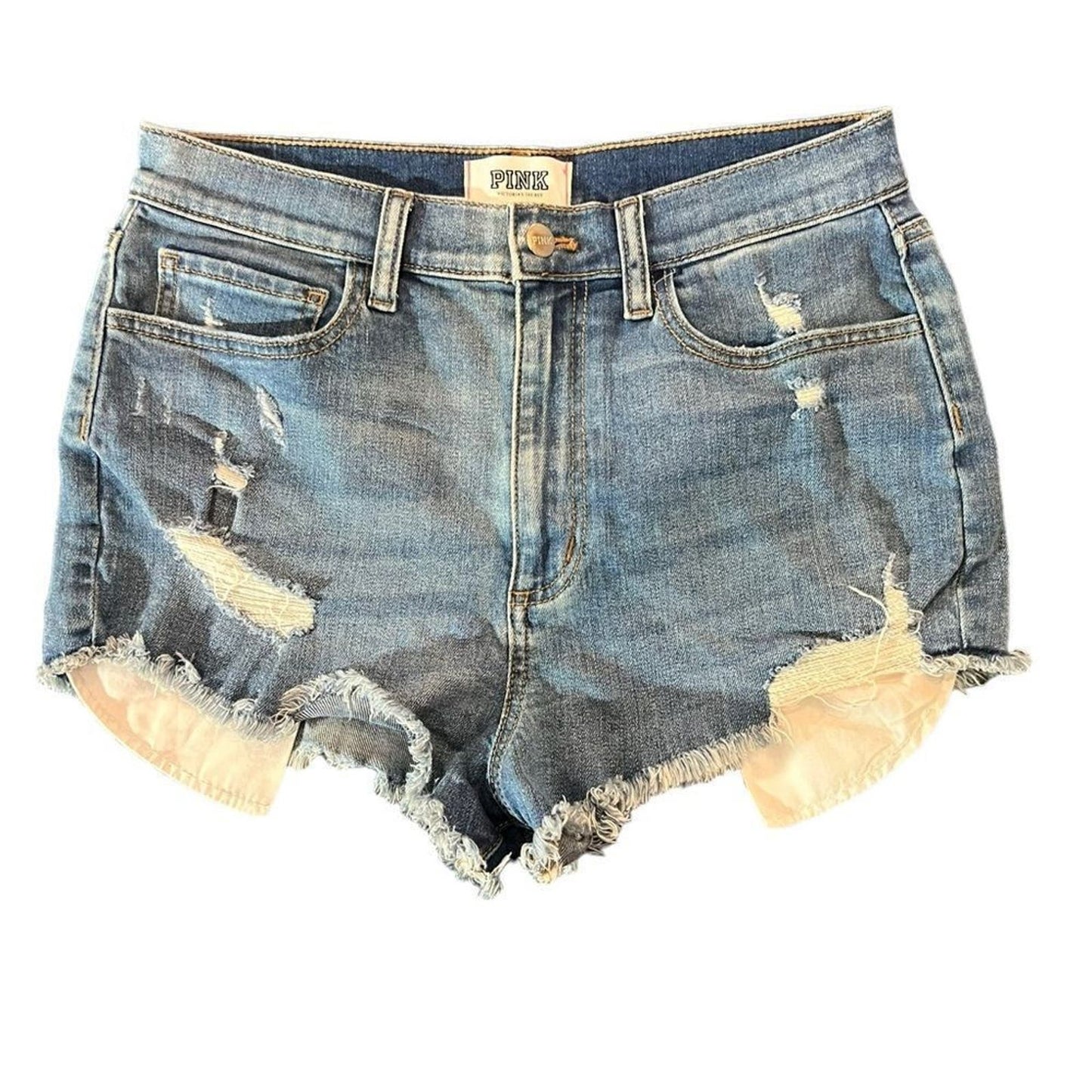 PINK Victoria's Secret Denim Shorts 170/70A Size 8