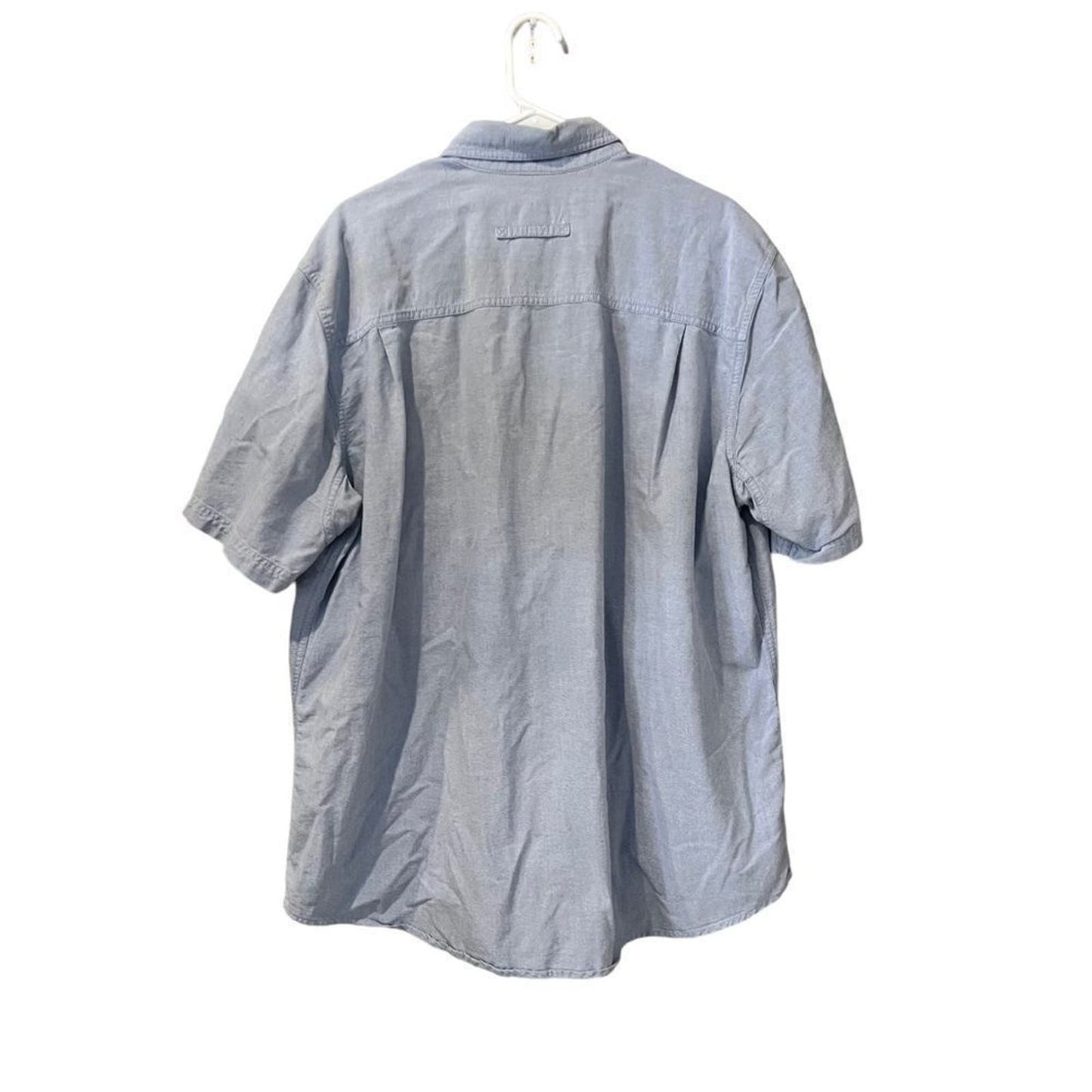 Men’s Woolrich Blue Button Front Shirt