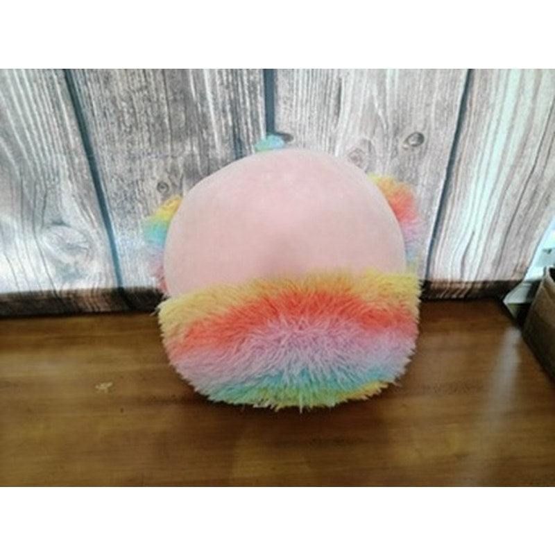 Squishmallows Ostrich Plush Rainbow Fluffy Pastel Pink 16"