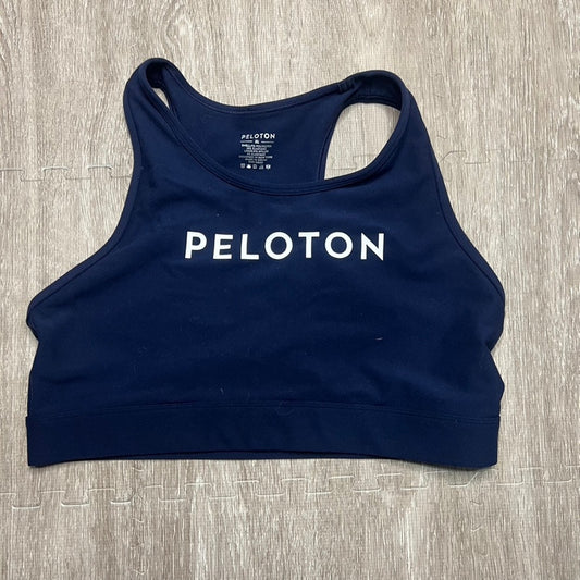 Peloton Women's XL High Neck Racerback Sports Bra Blue Activewear