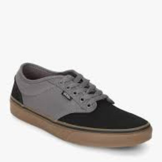 Vans Atwood Low Top Canvas Black Lace-up Sneakers Skate Shoes Youth Size 3.0