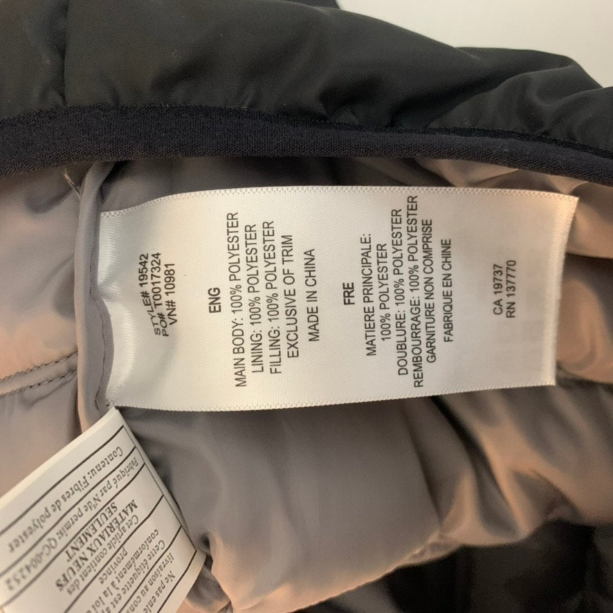 Trimark Insulated Puffer Vest Men's Size L Black Full Zip