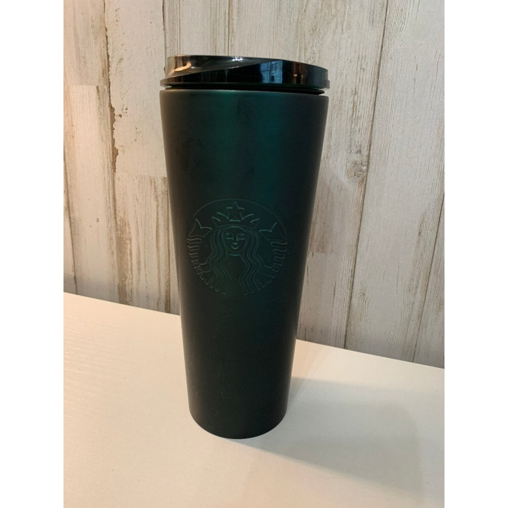 Starbucks Tumbler 16oz Dark Green Vacuum Insulated w/ Lid