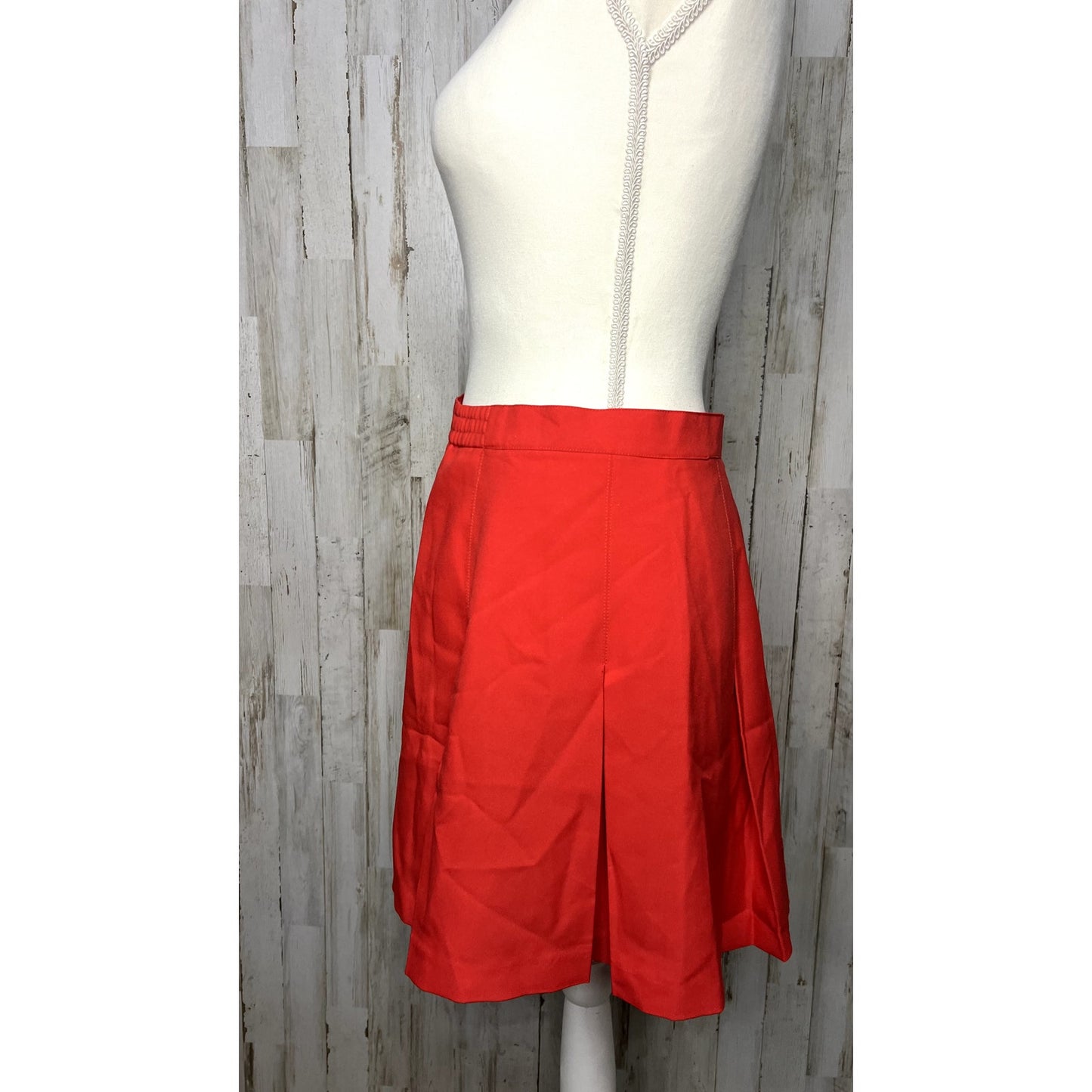 NWT Vintage Prince Women's Red Pleated Tennis Skirt Size 10