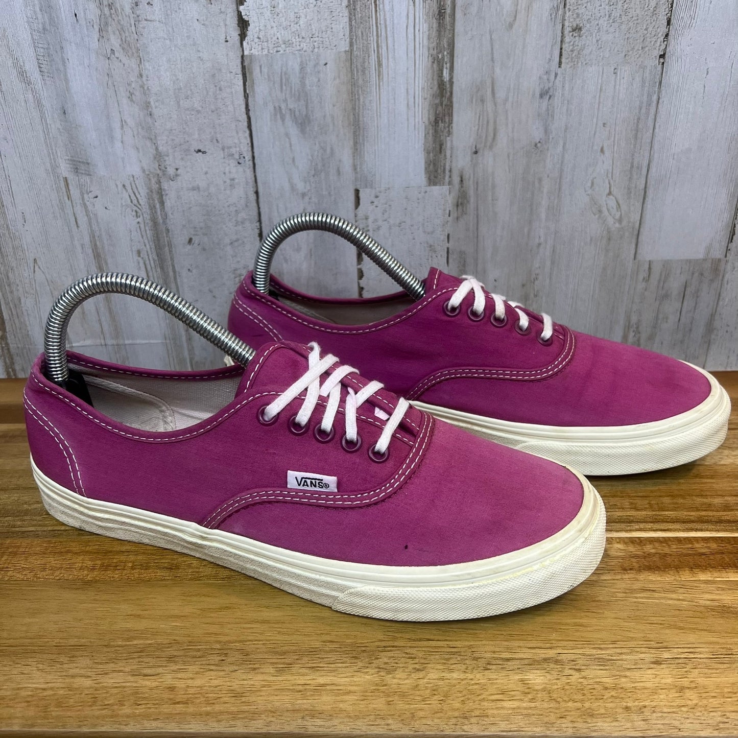 Vans Authentic Purple Canvas Low Top Lace-Up Sneakers - Men's 7.5 / Women's 9