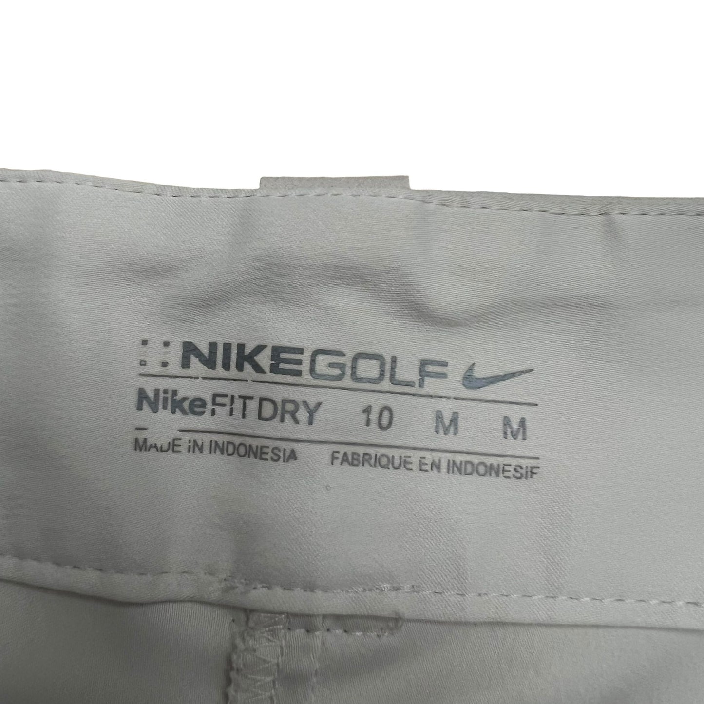 Nike Golf FITDRY Women's 10 Tech Beige Button Golf Skort