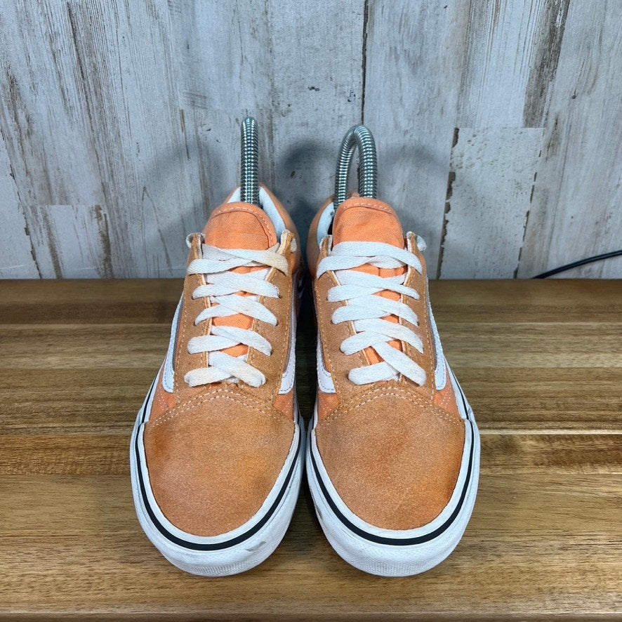 Vans Old Skool Kids Peach Low Top Skate Sneakers Kids Youth Size 3.0