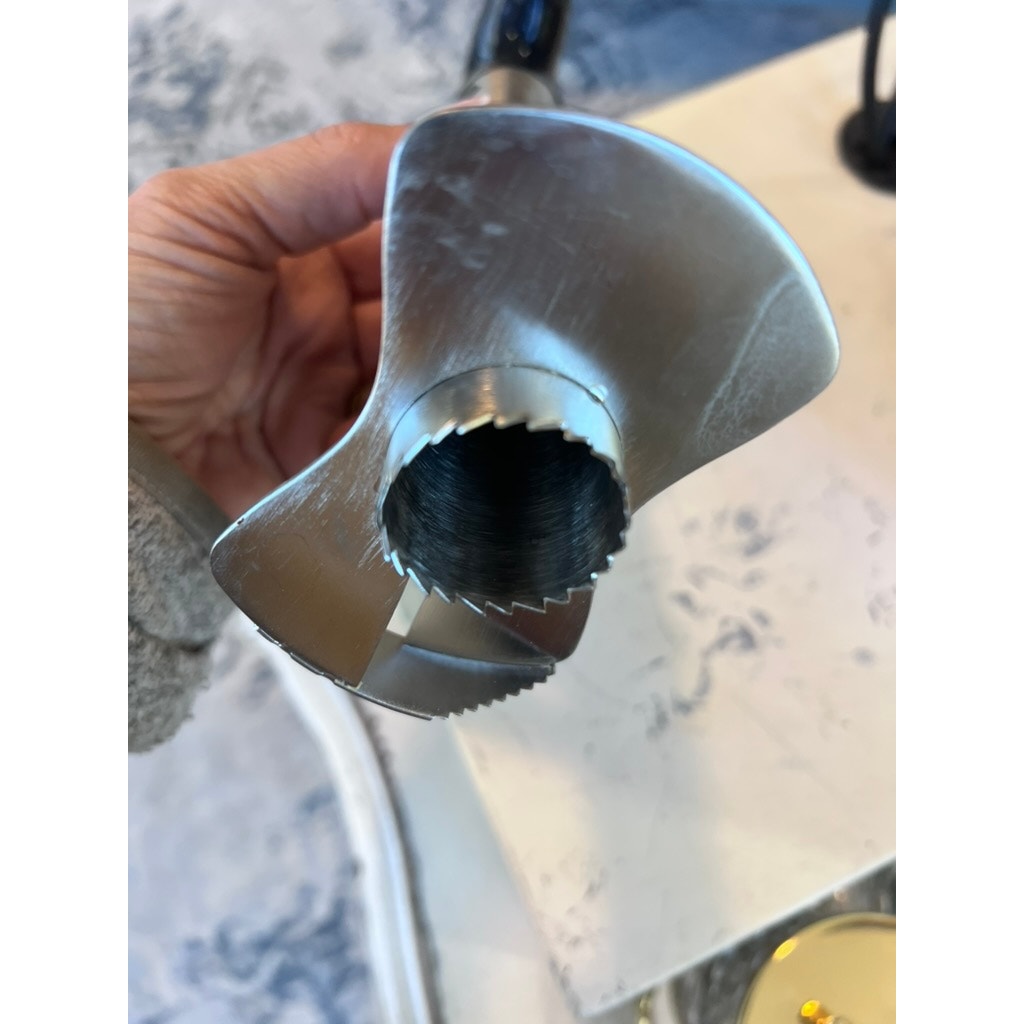 OXO Pineapple Corer Slicer Cutter Tool Silver w/ Black T-Handle Depth