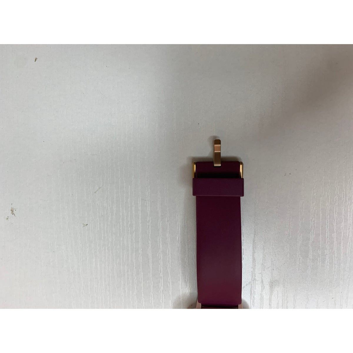 Smart Watch WillFUI SW021 Rose Gold Square Case Burgundy Silicone Band Fitness Tracker NOT TESTED