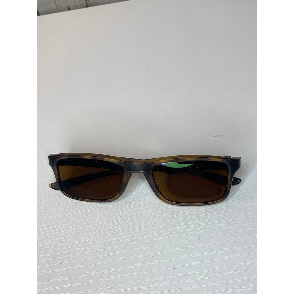 Oakley Split Shot Prescription Sunglasses Unisex Brown Tortoiseshell Rectangular Wrap
