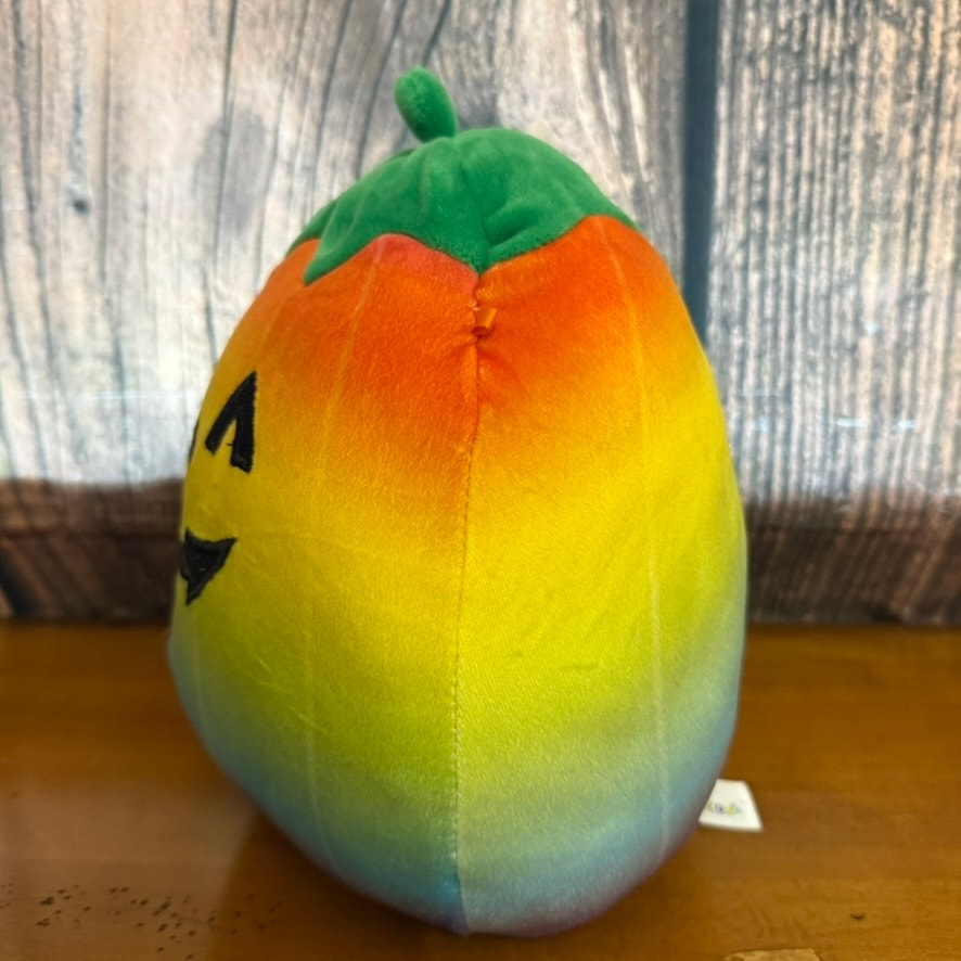 Squishmallows 10" Staley Rainbow Pumpkin Halloween Plush