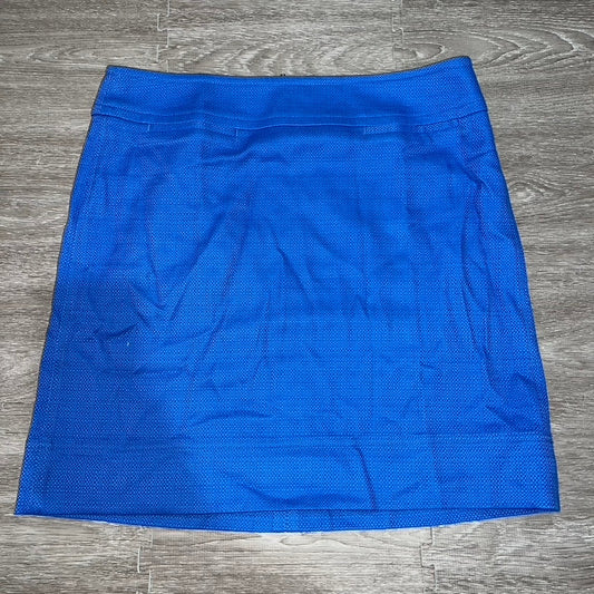 NWT Talbots Women's Knee Length Pencil Skirt Size 10 Royal Blue Casual