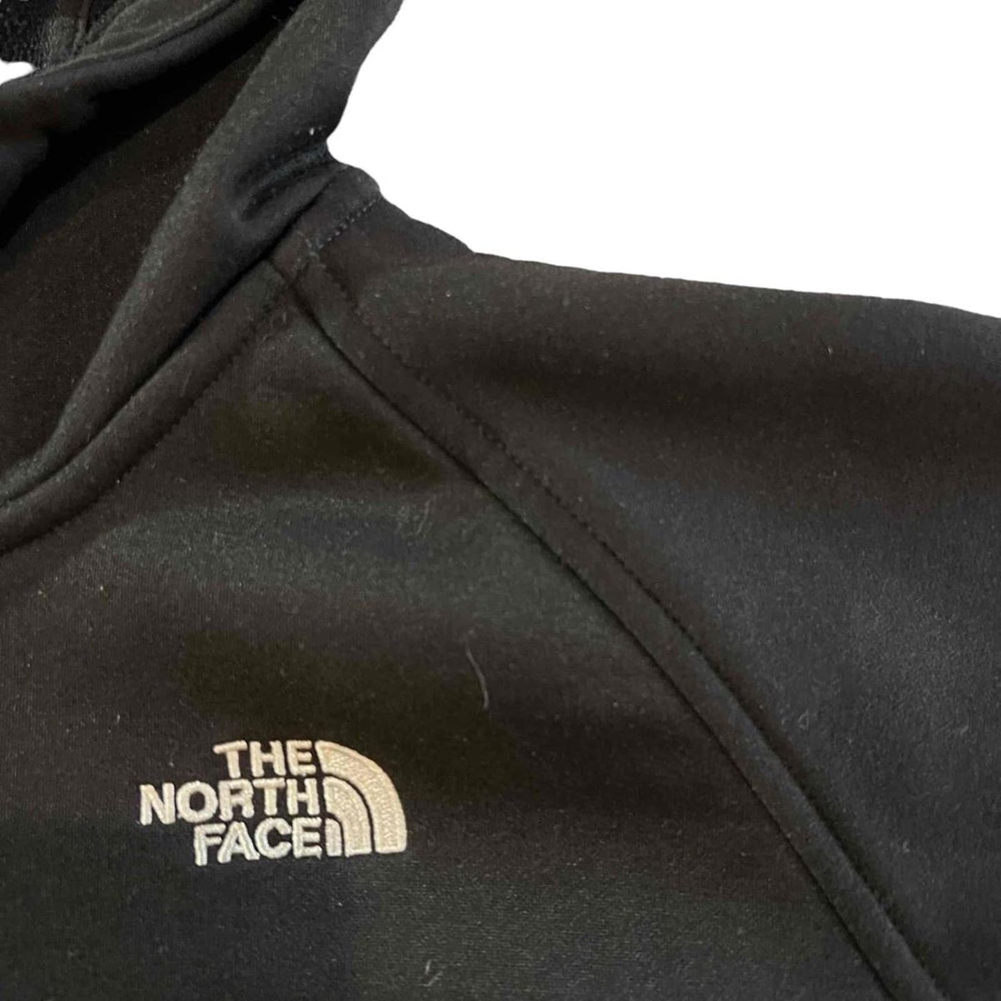 The North Face Tech Agave Hoodie Jacket Women's Medium Black Fleece Lined Zip