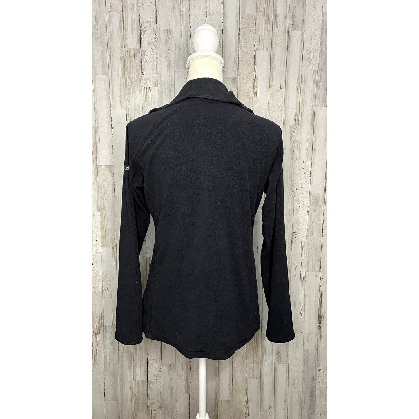 Columbia Women's Black 1/2 Zip Fleece Pullover Size Medium Casual Top