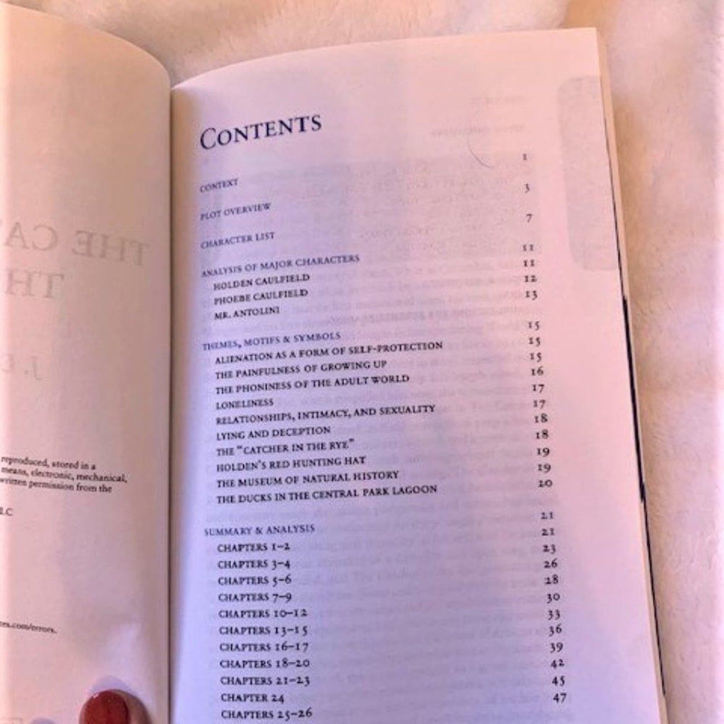 Set 5 Study Guides for The Catcher in the Rye by JD Salinger