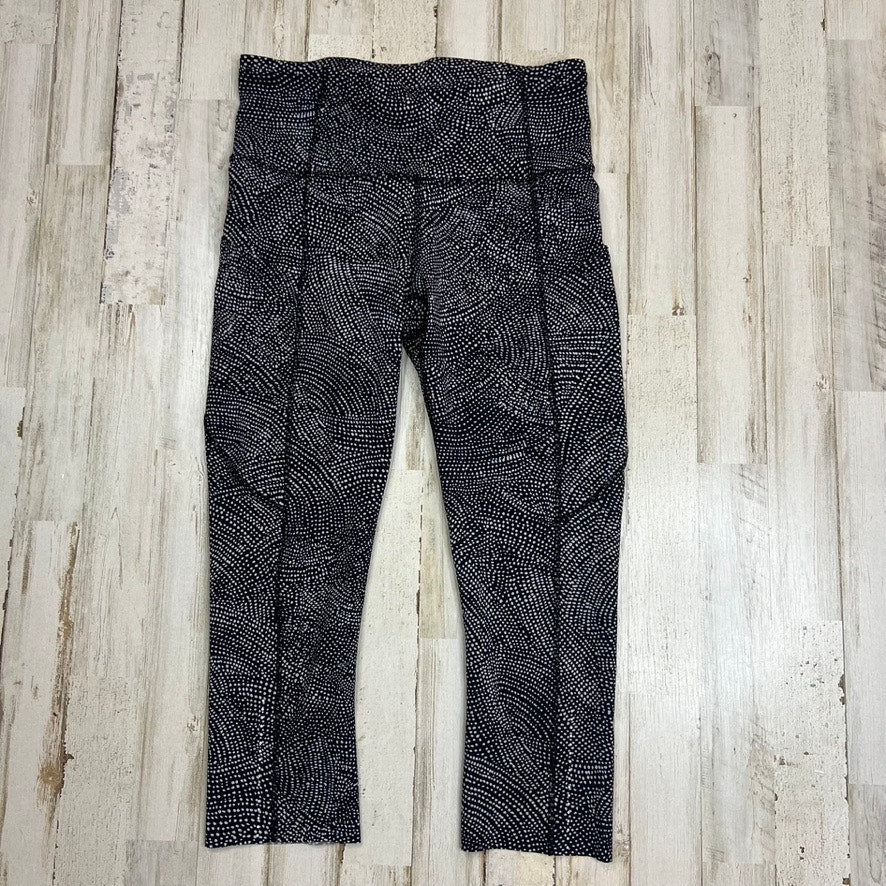 Lululemon Women's 4 Fast and Free Crop II Leggings Multicolor Yoga Running