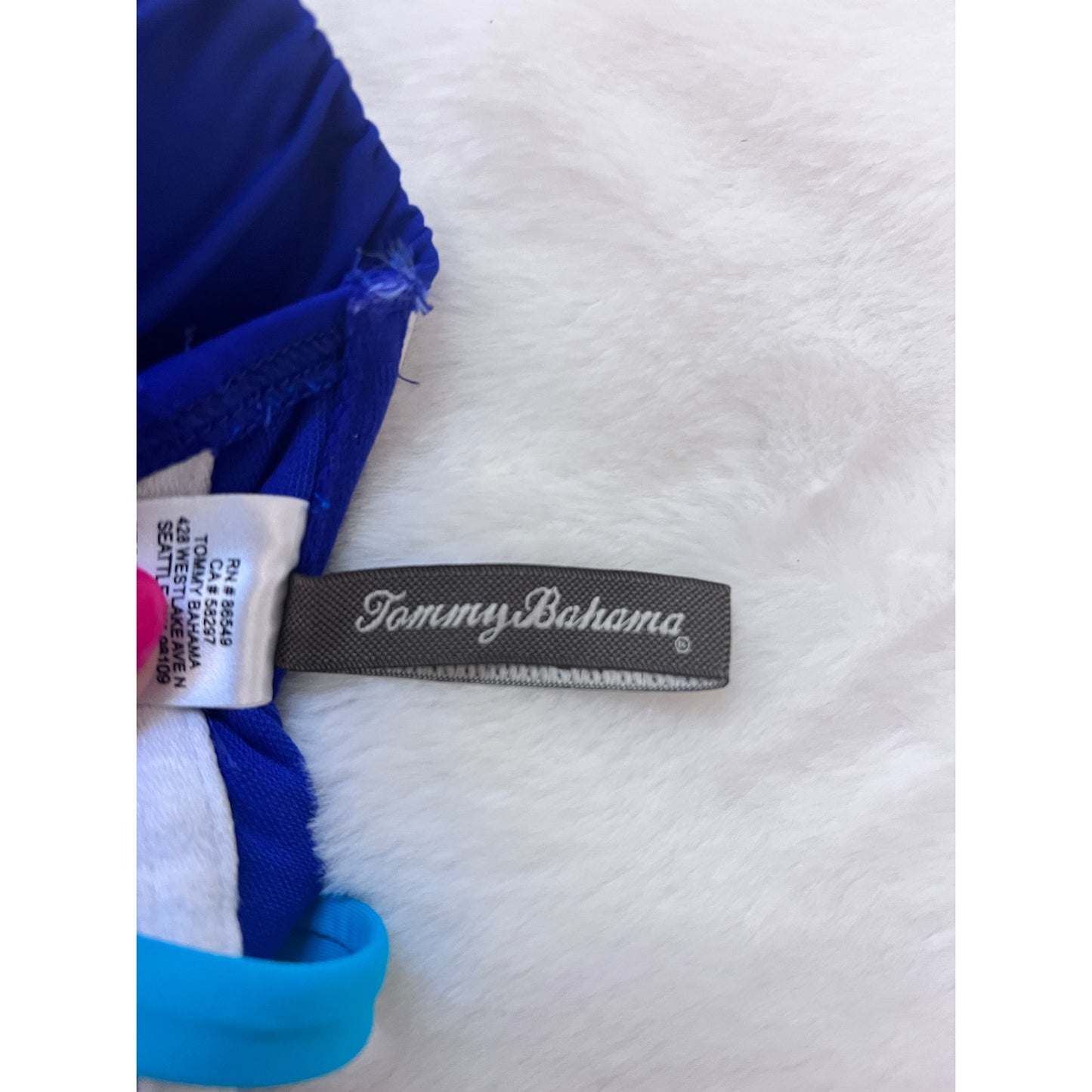 Tommy Bahama Women's Colorblock Underwire Bikini Top Size 36D