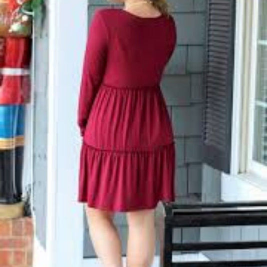 Altar'd State Burgundy Dress Size XS