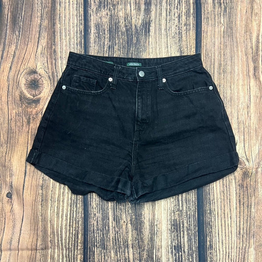 Wild Fable Women's Highest Rise Mom Shorts Black Denim Size 8 Casual