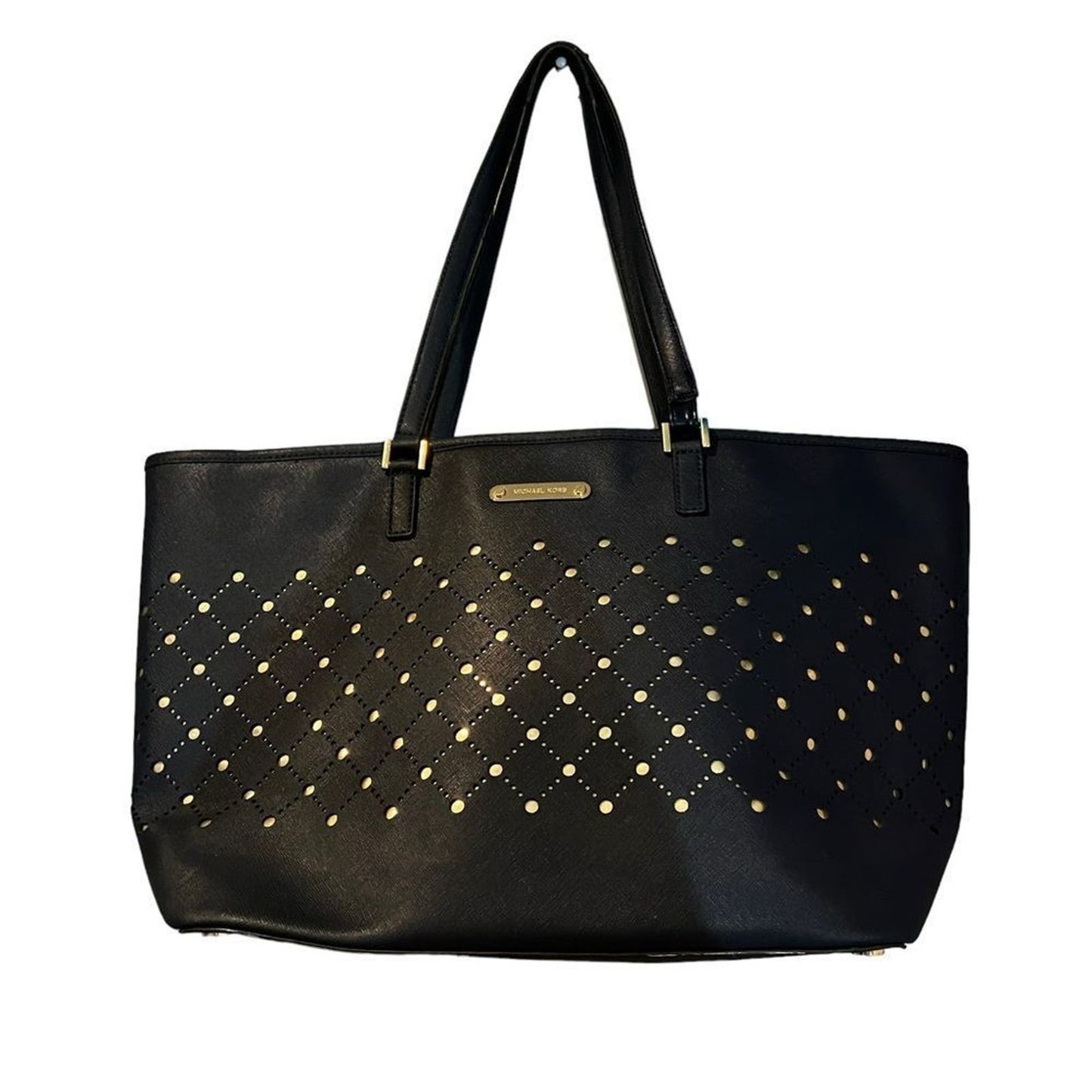 Michael Kors Carryall Jet Set Navy Blue Tote