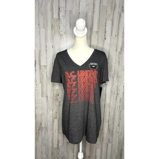 MLS Gray XL Women's Activewear T-Shirt NWT