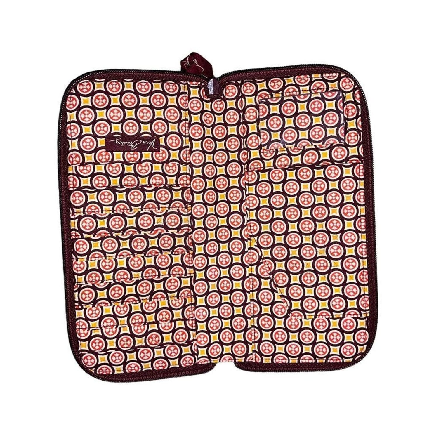 Vera Bradley Personal Travel Organizer Wallet in "Medallion-2006"