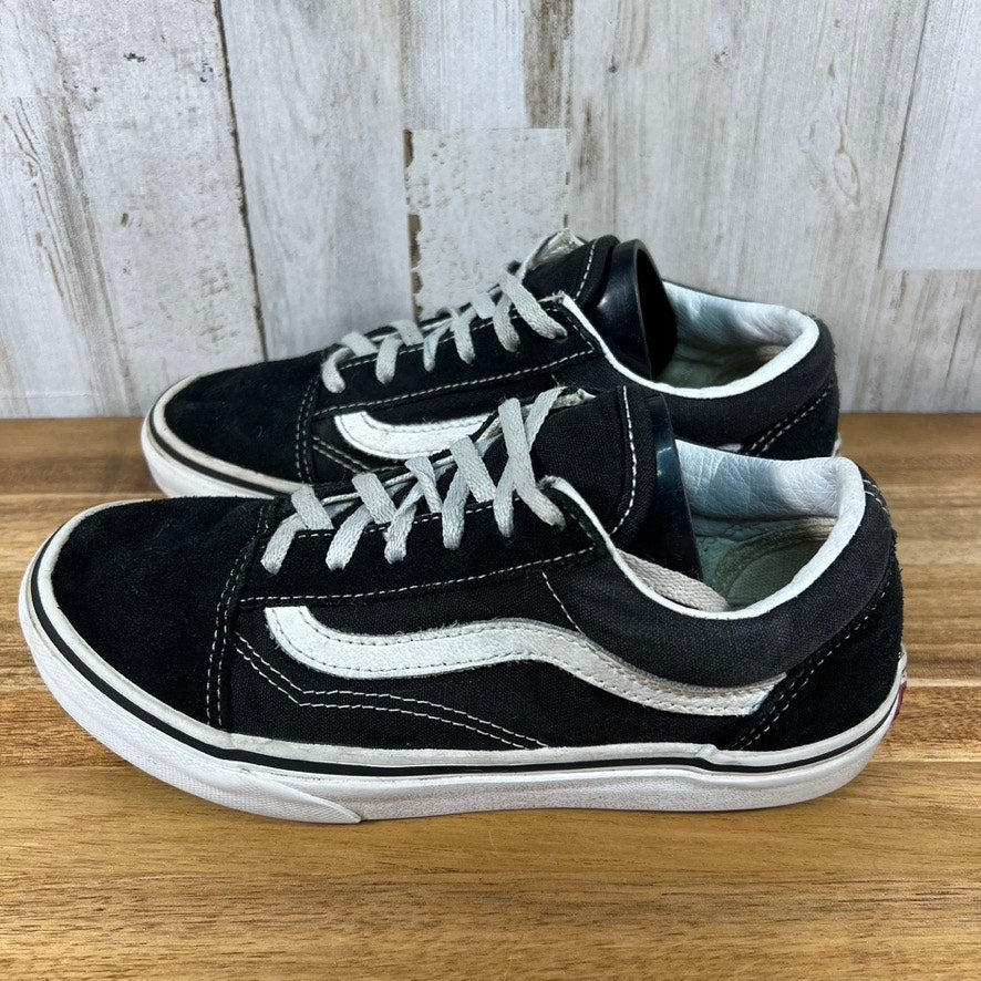 Vans Old Skool Suede Black Low Top Shoes Unisex Kids Size 3.0