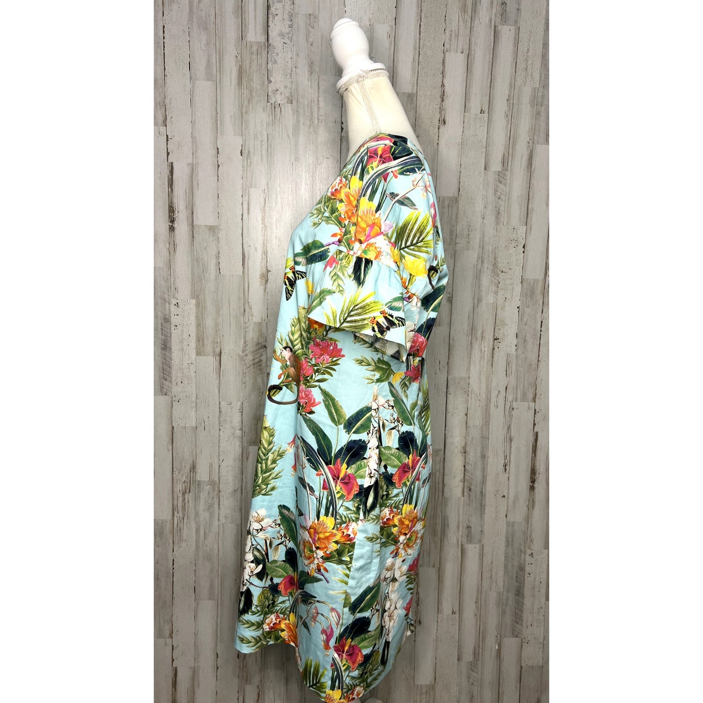 RSVP by Talbots Women's Floral Sheath Dress Size 14 Spring Wedding Occasion