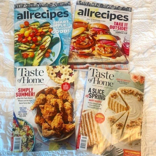 Set 4 cooking magazines NWT