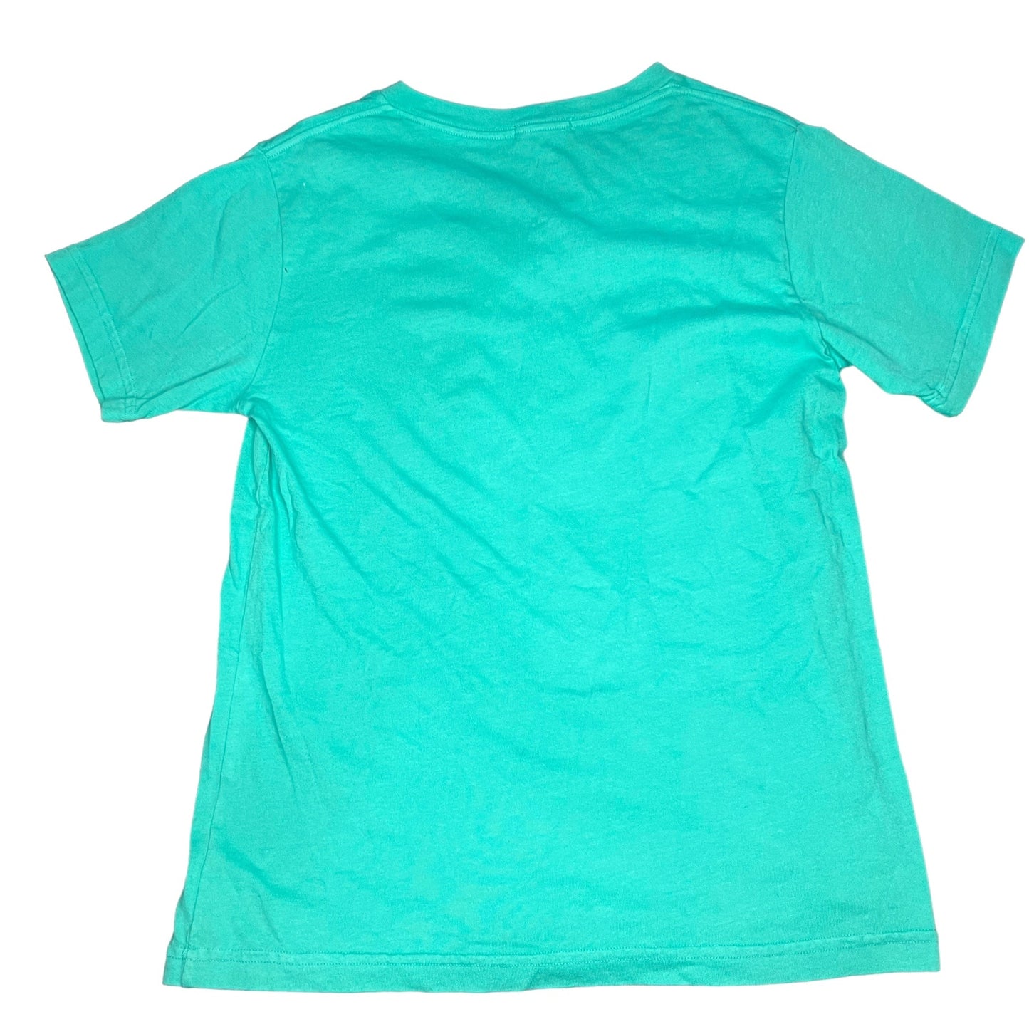 Fresh Produce Women's XS V-Neck Teal Embroidered Starfish Short Sleeve T-Shirt