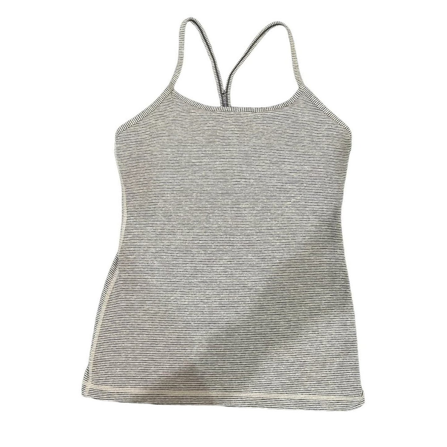 Lululemon Wee Are From Space Ice Grey Alpine White Power Pose Tank Size 8