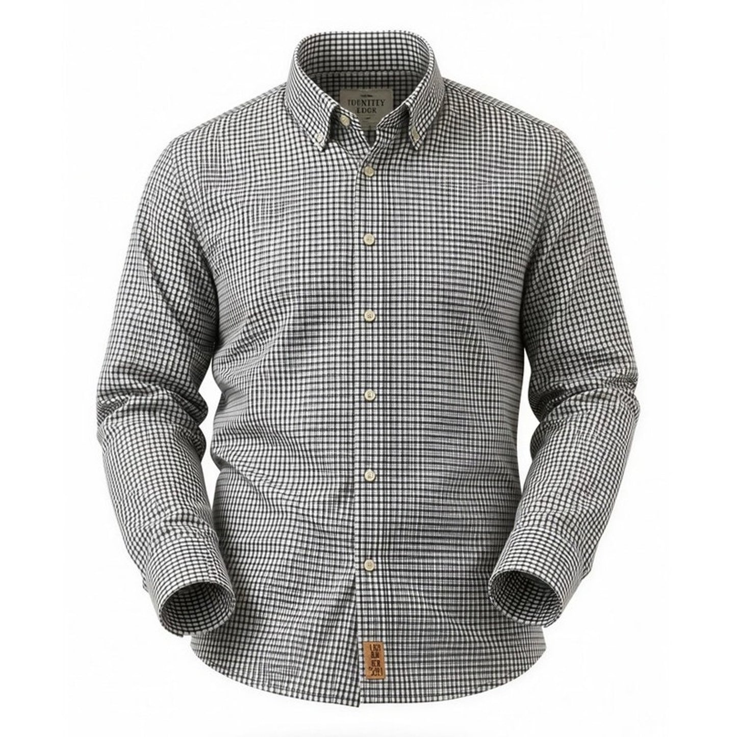 Peter Millar Button-Down Shirt Men's 2XL Blue/White Check Long Sleeve