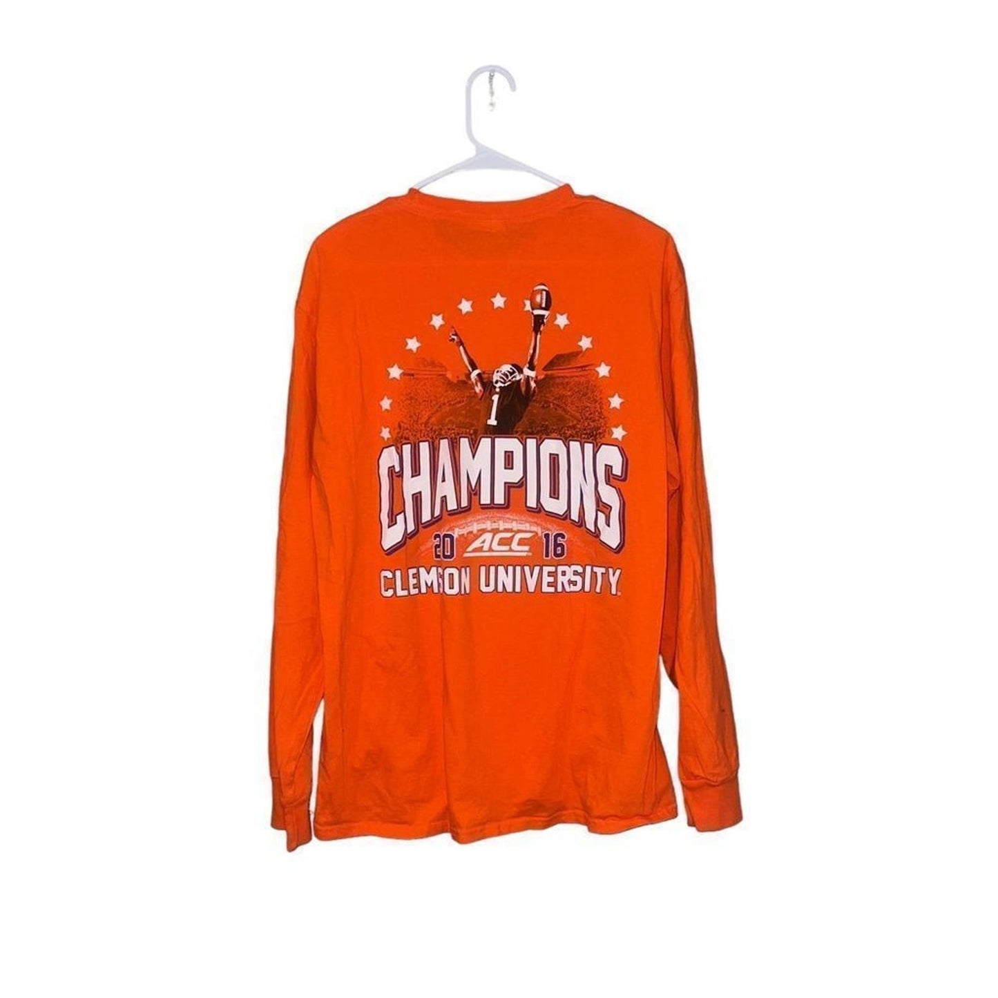 New World Graphics Clemson Tigers 2016 National Champions Long-Sleeve T-Shirt