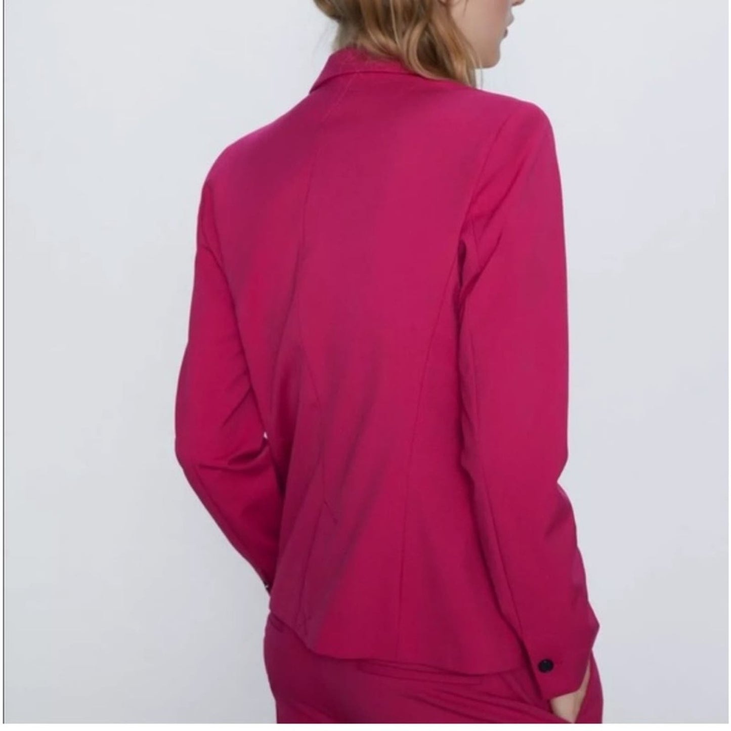 Zara | Fuschia Basic Blazer Bloggers Favorite | Size 8