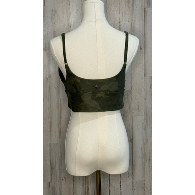 Prana Women's Sage Camo Sports Bra Medium Yoga Activewear