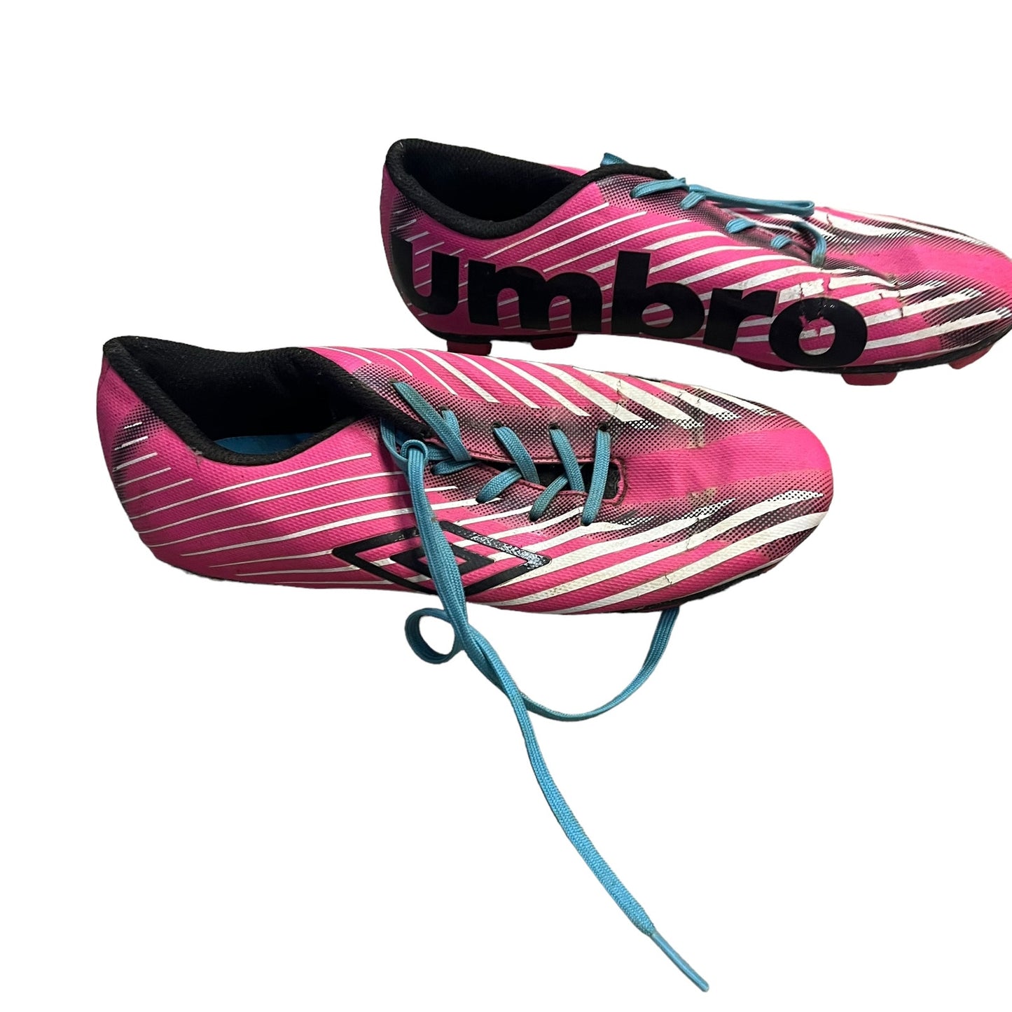 Umbro Women's Size 5 Arturo 2.0 Pink/Black Soccer Cleats