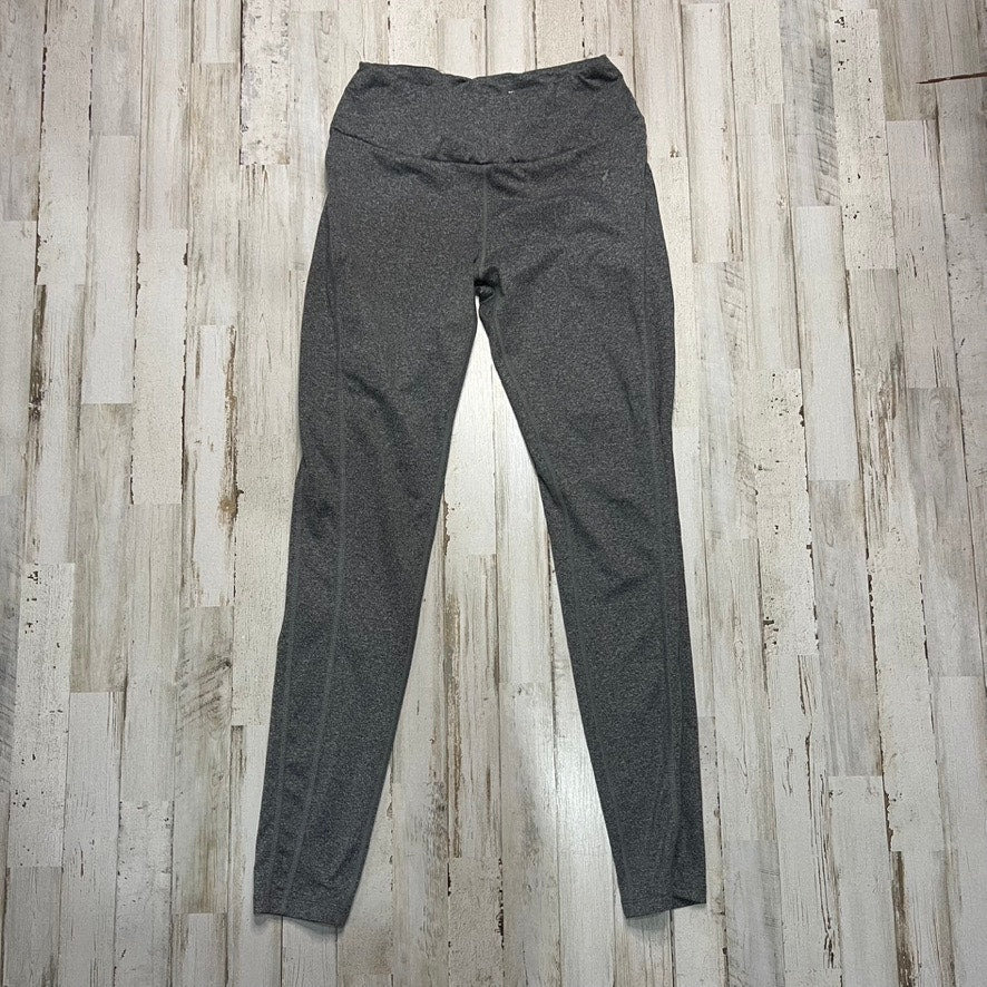 Gymshark Women's Gray Heathered Leggings Size Medium Moisture-Wicking Activewear