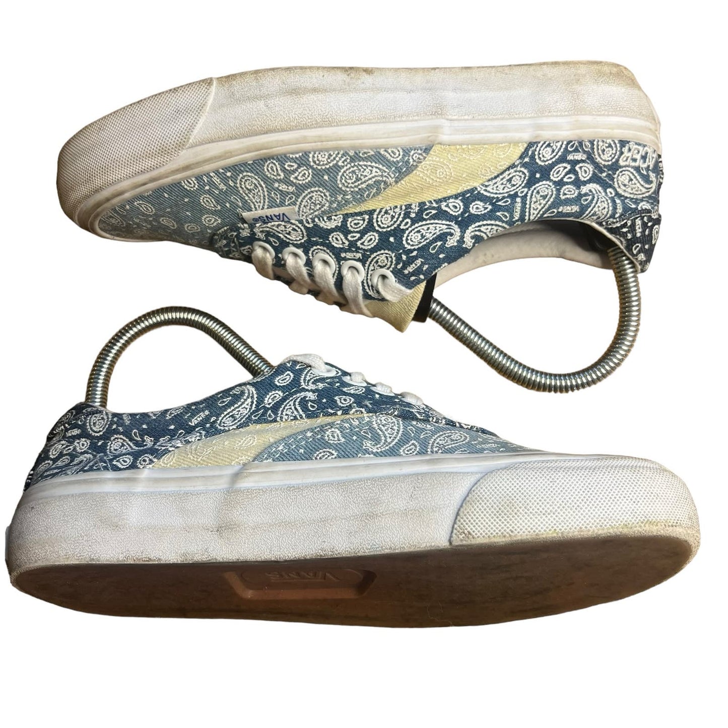 Vans Acer Ni SP Blue Paisley Bandana Print Ultracush Sneakers Women’s Size 6