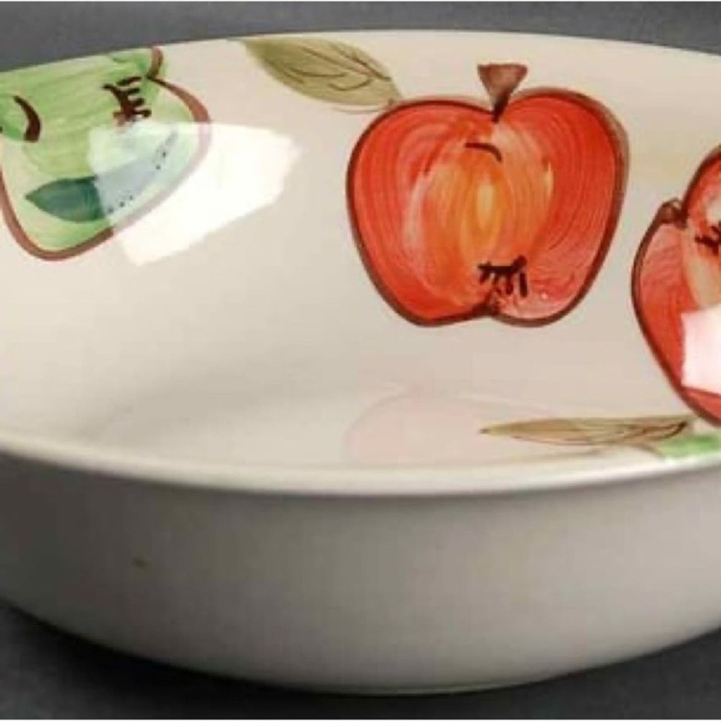 Artist's Touch Orchard Harmony set 4 Rim soup bowls