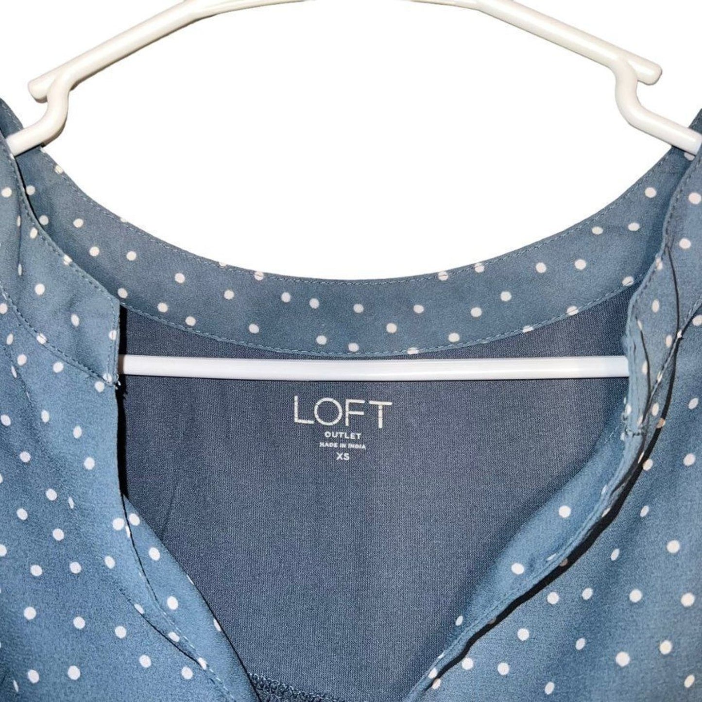 Loft Dotted Tank Top XS