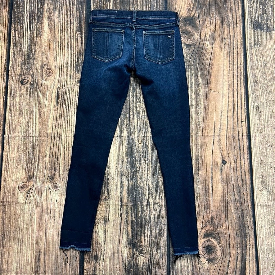Rag & Bone Women's Skinny Jeans Size 26 Dark Wash Blue Denim