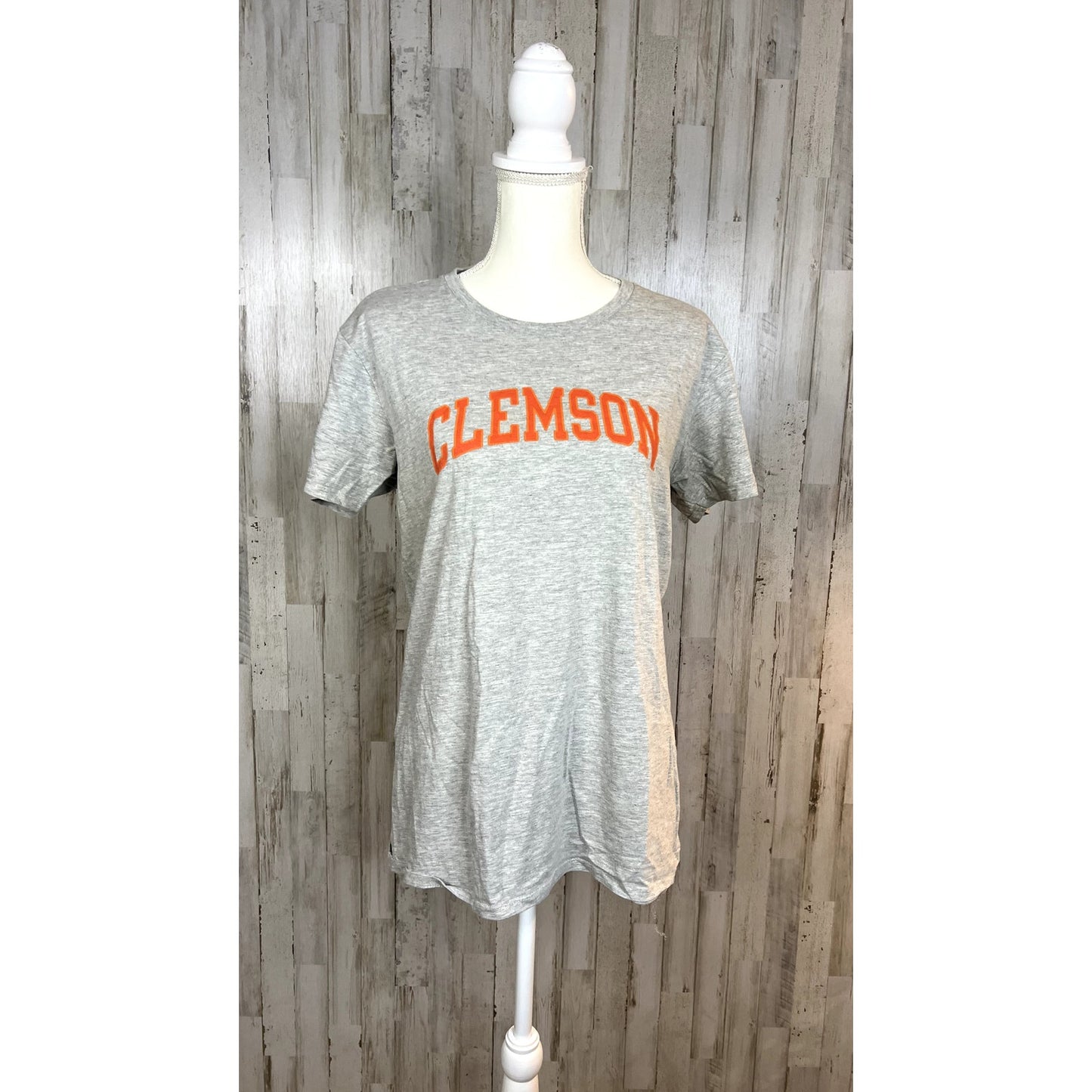 Champion Clemson Tigers Gray Short Sleeve Graphic Tee T-Shirt - Men's Size XL