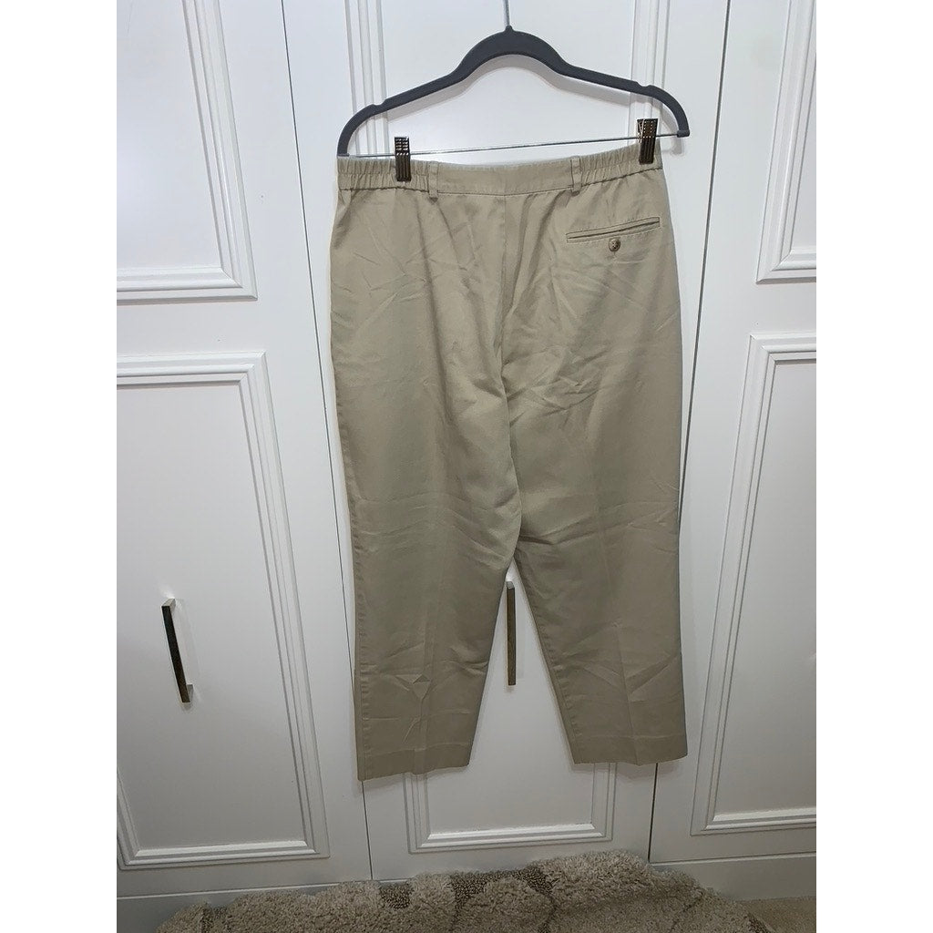 Talbots Petites Women's Size 12 Beige Chino Pants Straight Leg