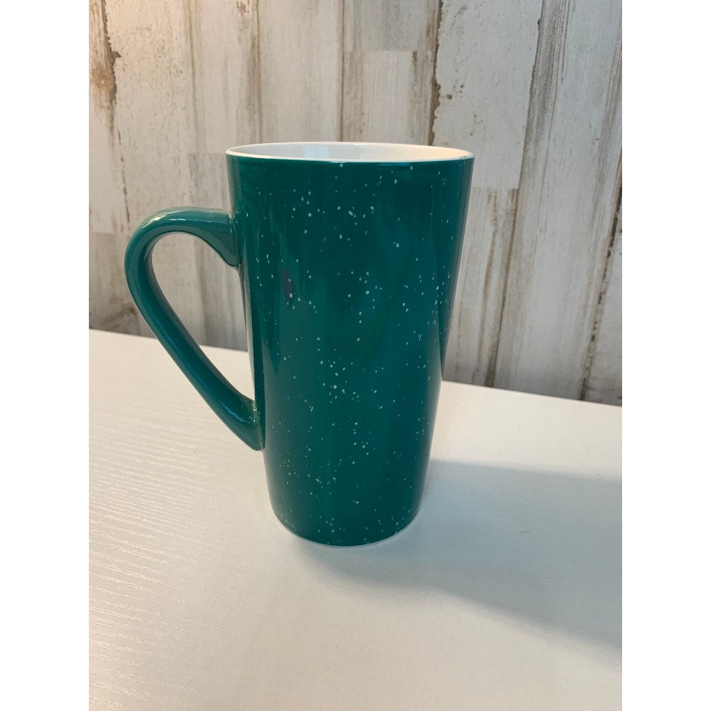 Starbucks Winter Tall Mug Speckled Teal Siren Logo 16 fl oz