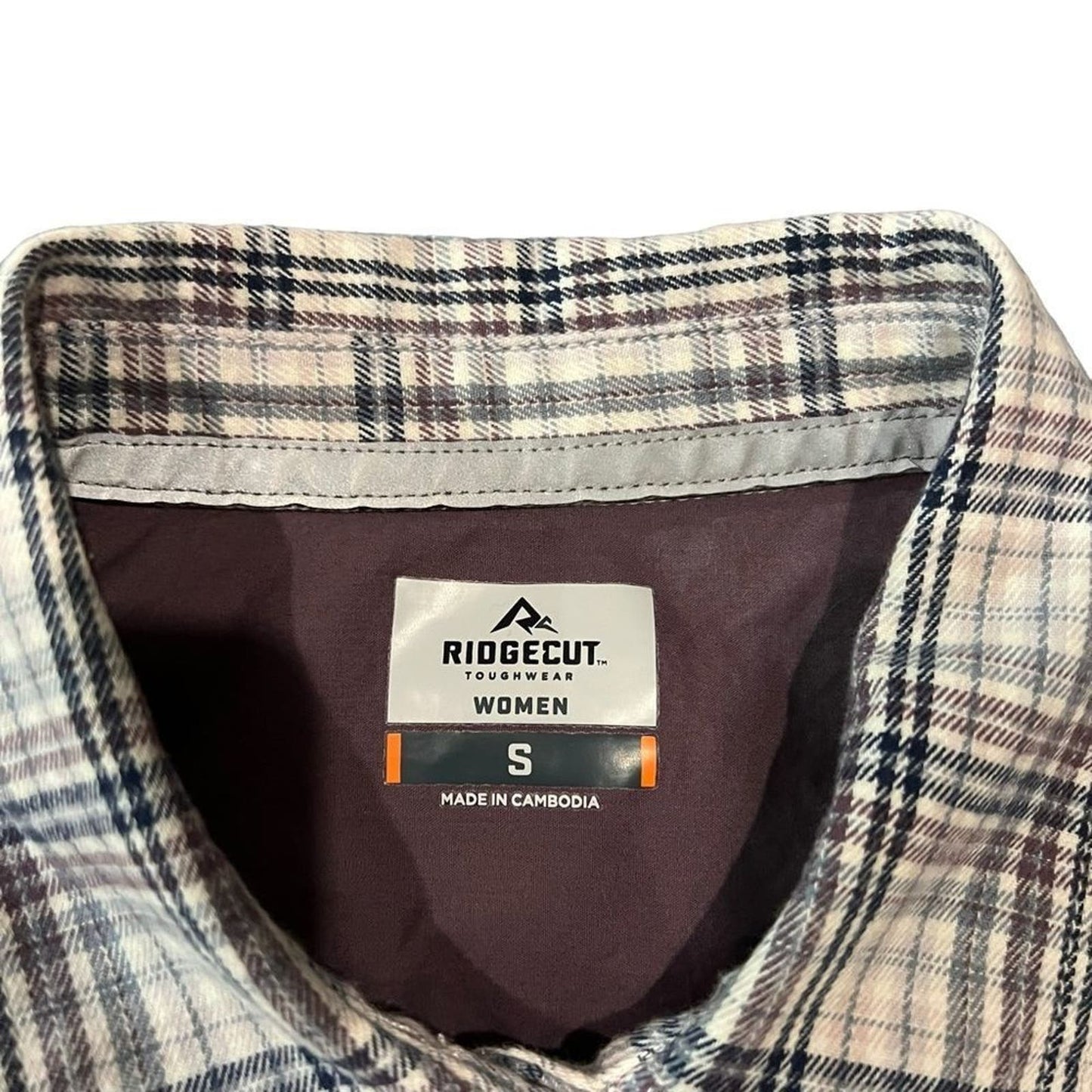 Ridgecut Toughwear Women’s Plaid/ Flannel Button Down Size Small