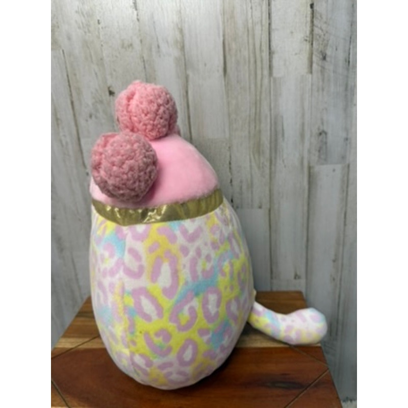 Squishmallows Beebz SquishDoos Pink & Yellow Cheetah Plush Toy Medium 10"