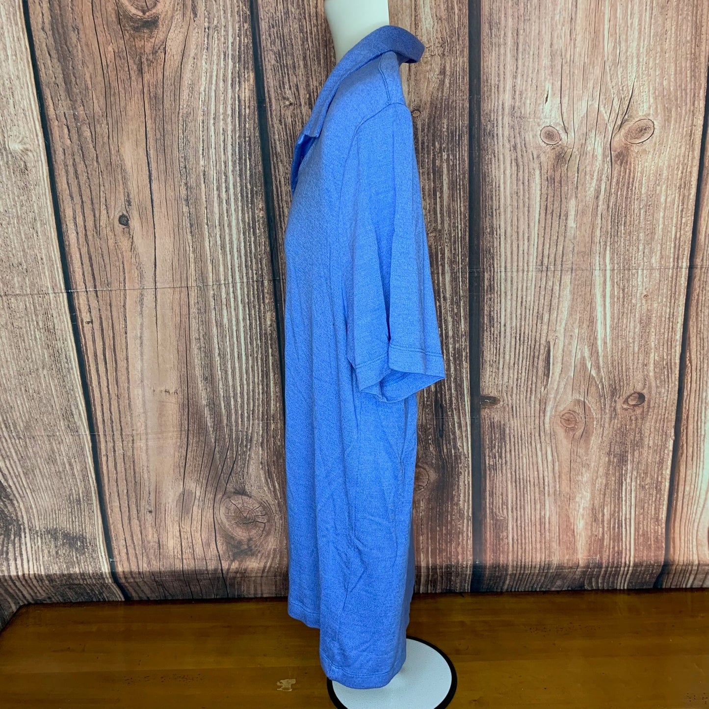 Theory Polo Shirt Men's XL Blue 2-Button Collared