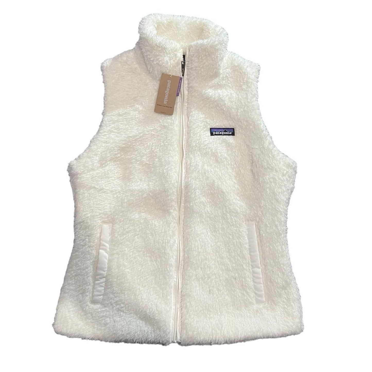 NWT  Patagonia Women's White Los Gatos Fleece Vest Size Small