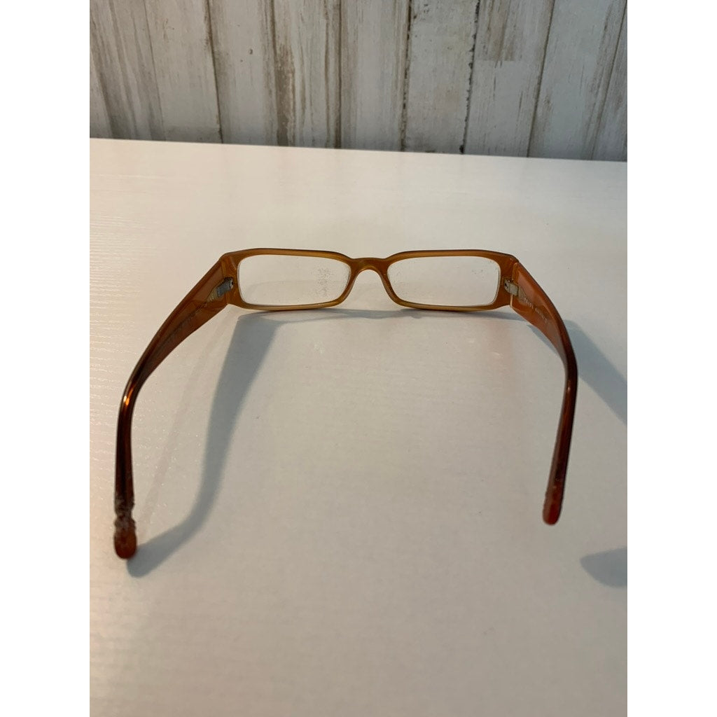 Prada Eyeglasses Frames Unisex Brown/Amber Two-Tone Full Rim