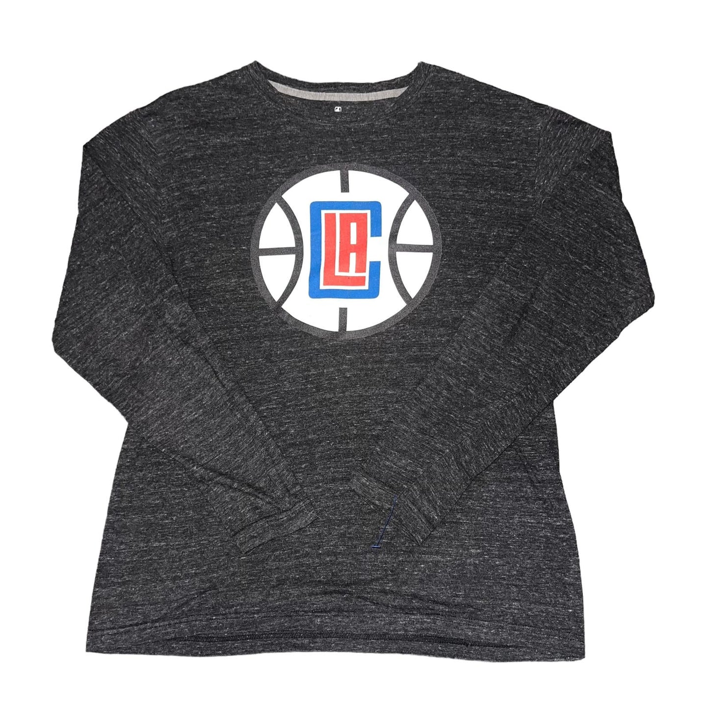 Fanatics NBA LA Clippers Men's Medium Gray Heathered Long Sleeve T-Shirt